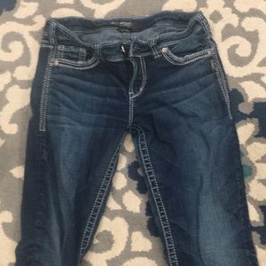 Silver Jeans 30x32 straight leg